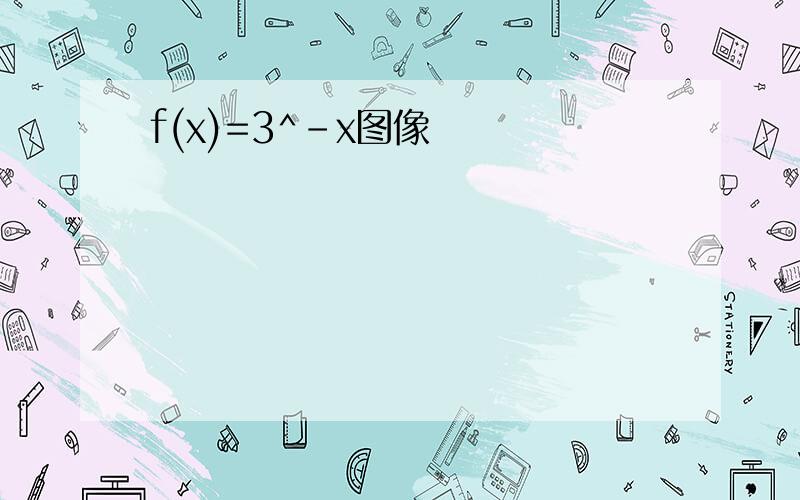 f(x)=3^-x图像